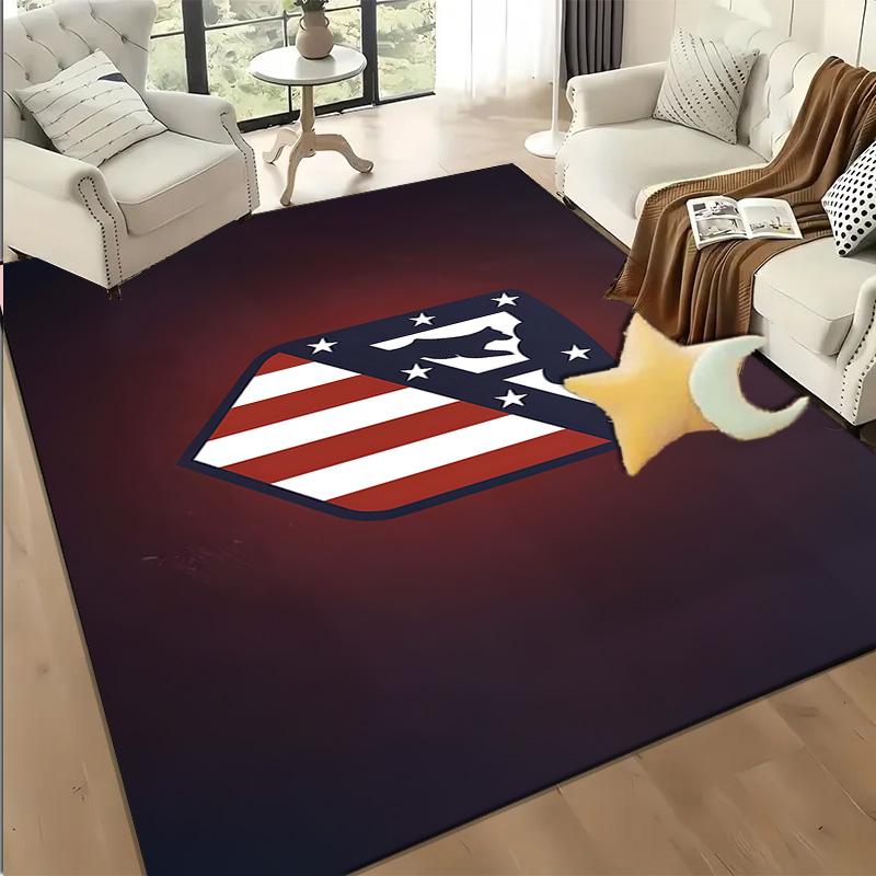 1PC Club Atletico Mineiro Crest Rug Game Carpet, Floor Mat for Bedroom Living Room Entryway Rug, Home Decor Idea Gift for Christmas birthday