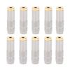 10Pcs 3.5mm 5‑Level Female Balanced Socket Audio Adapter for Audio Adapter Connector