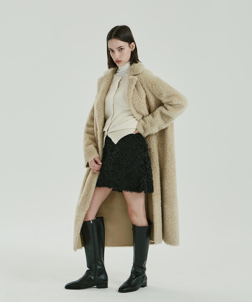 Pin Black Lacon Teddy Mustang Skirt Black