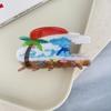 Summer Acetate Hair Clip Spring Special-shaped Grab Clip Cute Four Seasons Hair Claw  Girls