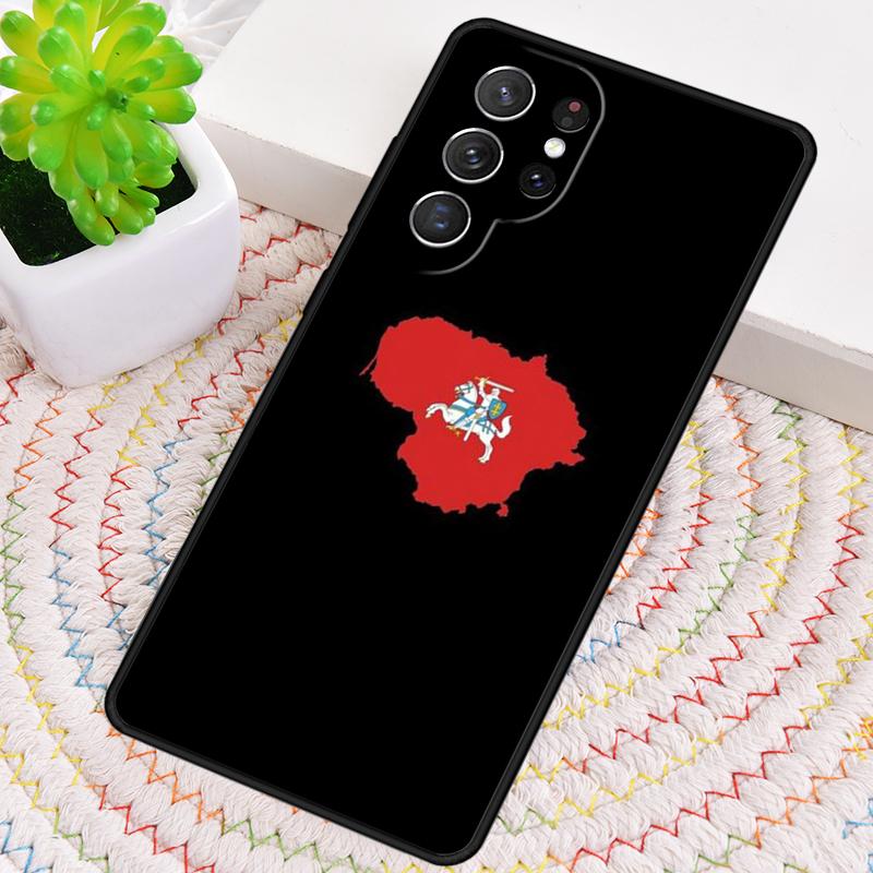 Силиконовый чехол для телефона с флагом Литвы для Samsung Galaxy note 10 pro S26 S25 S24 S23 S22 S21 Plus S25Ultra Capa Cover