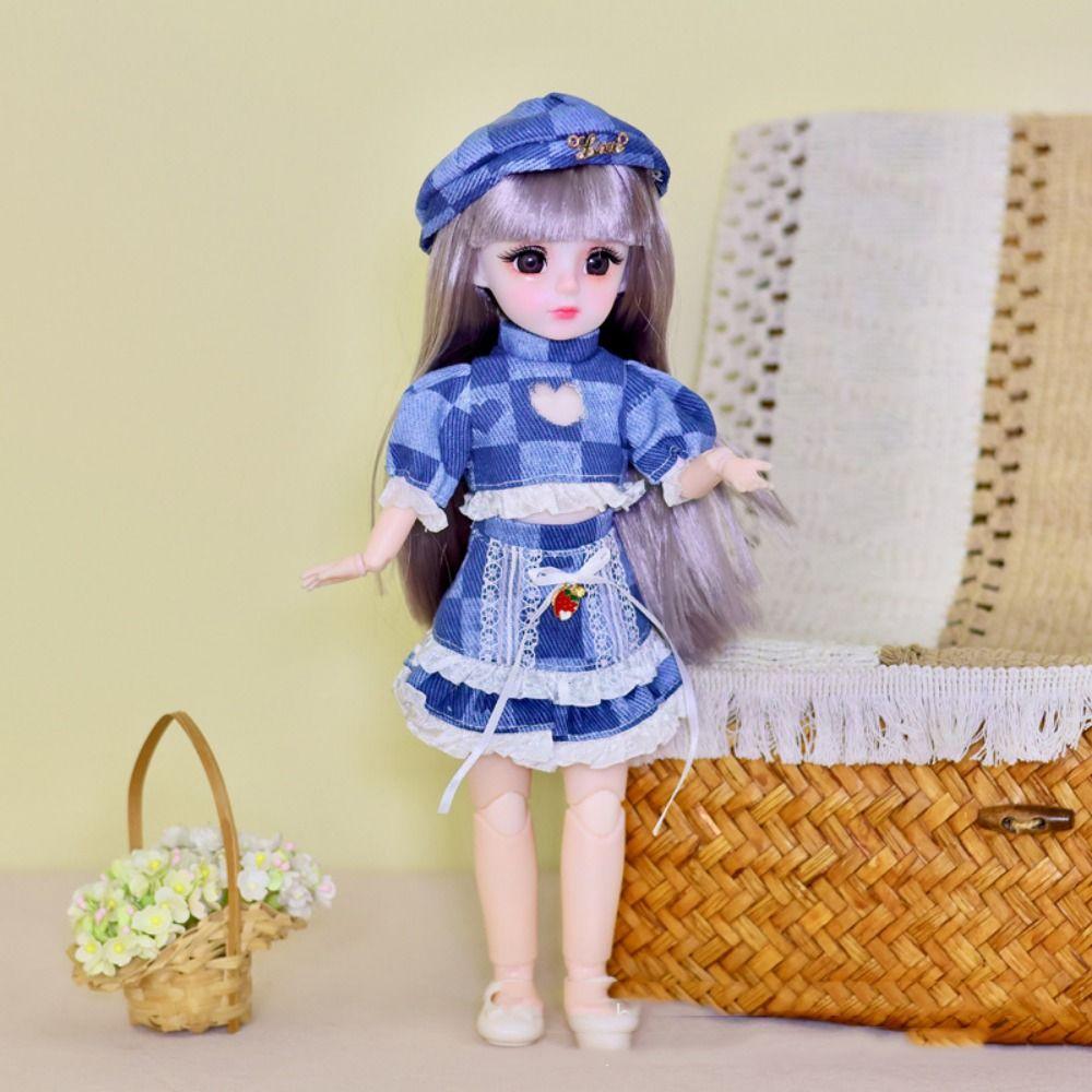1/6 SD 30 см Bjd кукла с одеждой Привлекательные глаза Принцесса макияж Шарнирная кукла Малыш