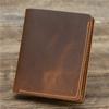 Wallet Men Genuine Leather Short Wallets Vintage Money Purses Business Card Holder