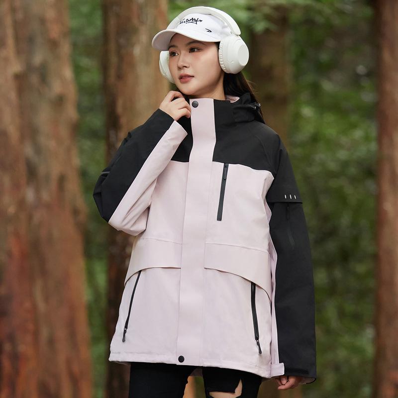 Высококачественная куртка для мужчин и женщин, противовирусная водонепроницаемая одежда для альпинизма, теплая и дышащая горнолыжная одежда «три в одном»