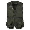 Men's Vest Tactical Webbed Gear Coat Summer Photographer Waistcoat Tool Many Pocket Mesh Work Sleeveless Jacket Male