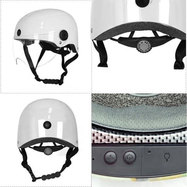 Sport Open Face Smart Helmet with Voice Function Camera Breathable Design & Protective Features for Motorcycle Use