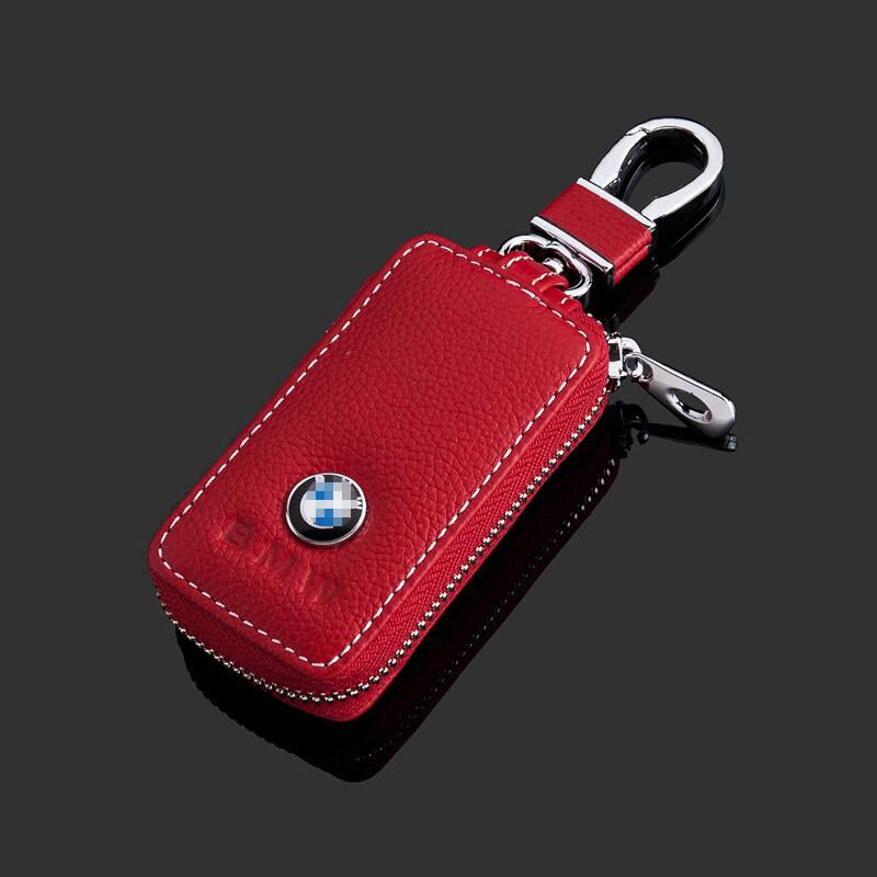 Genuine Leather Car Key Cover for BMW X1, X3, X5, X6, 3 Series, 5 Series, iX3, i5 - Full Protection for Men and Women