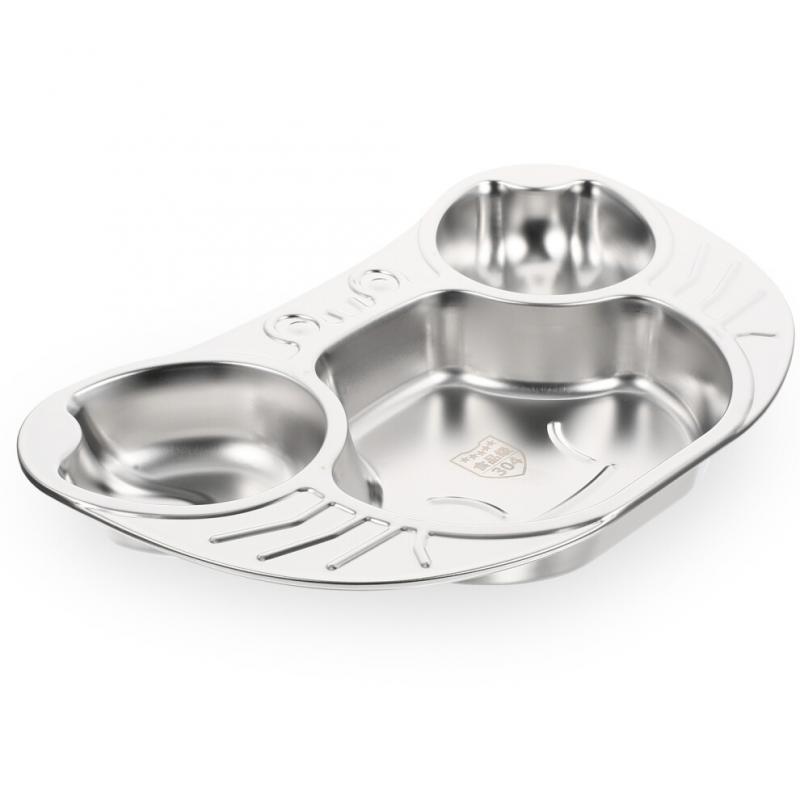 Portion Kids Plates Divided Children's Multi grid Food Separation