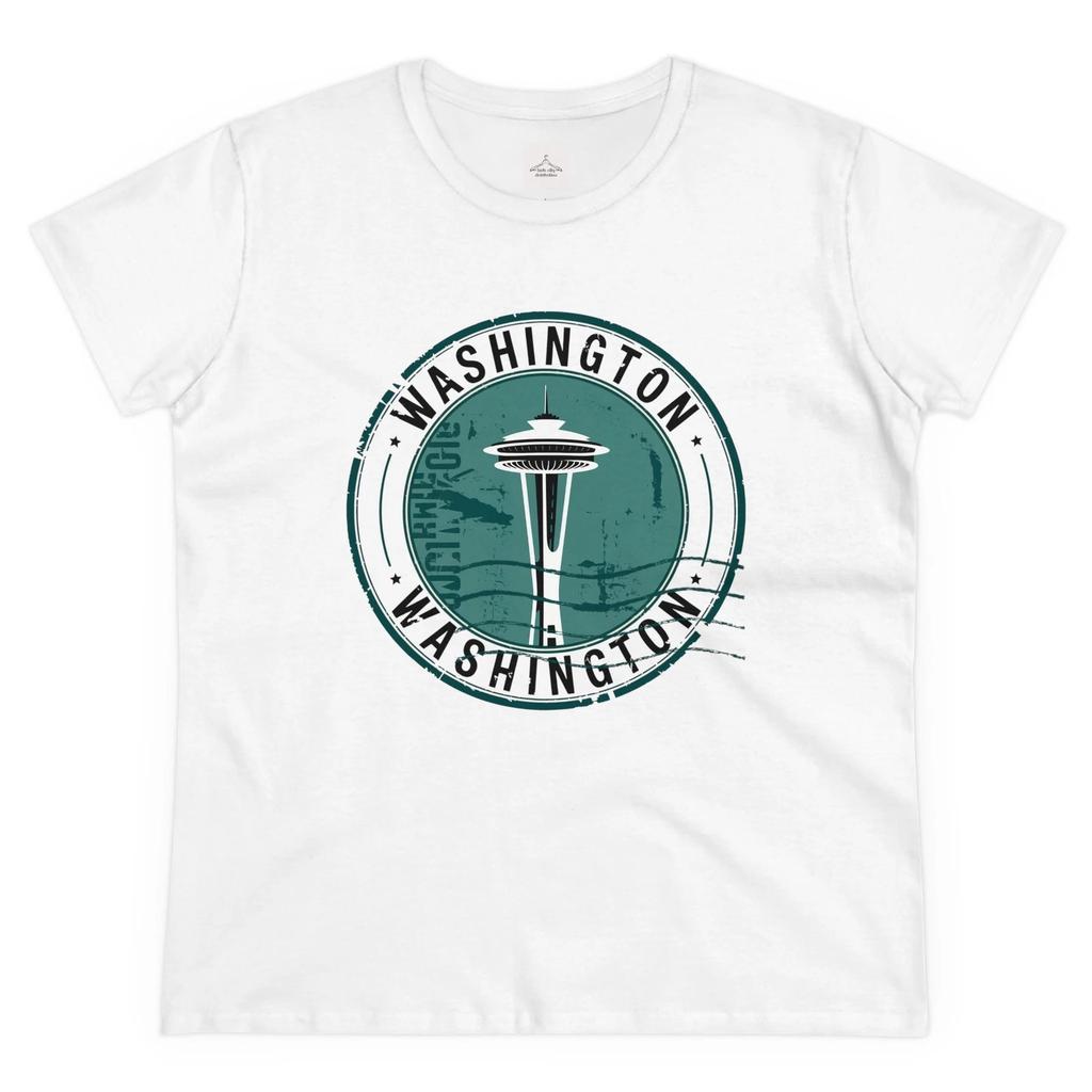 Seattle Vintage Logo Women's Tee, Travel Souvenir Shirt, Casual Outfit, Gift for