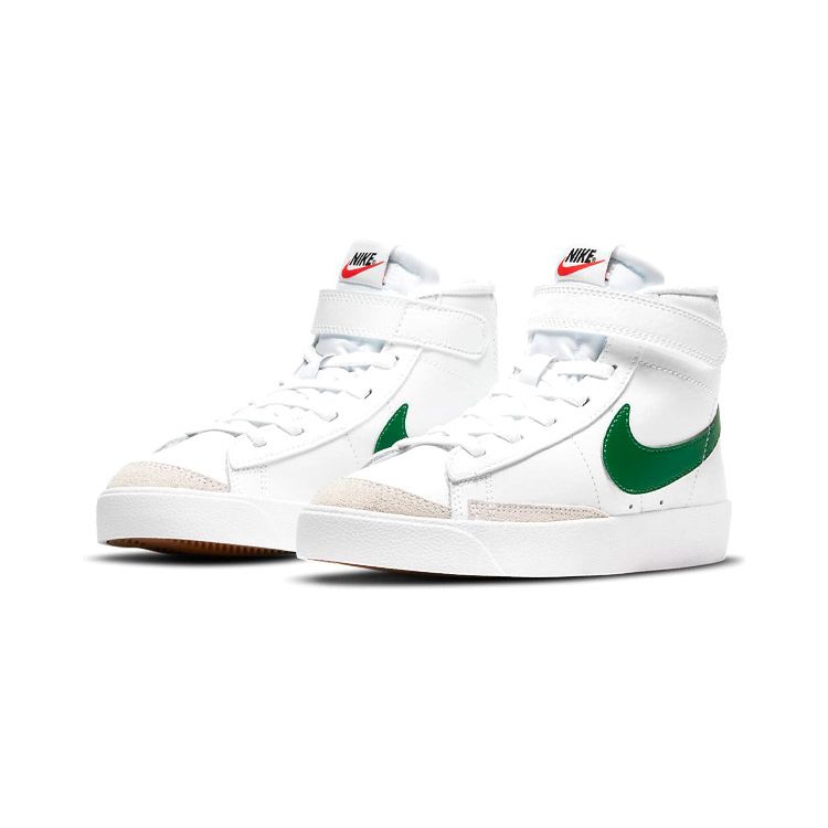Nike Blazer Mid 77 PS White Pine Green Детские кроссовки Черные DA4087-115