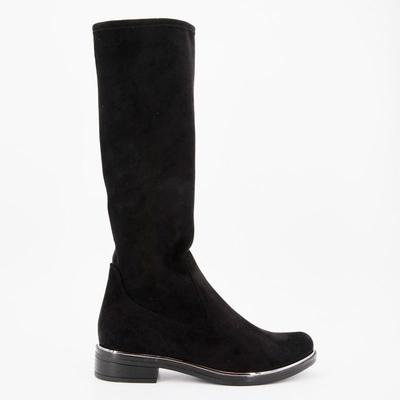 Ботфорты черные стрейч 92551241 t36/41 Женские