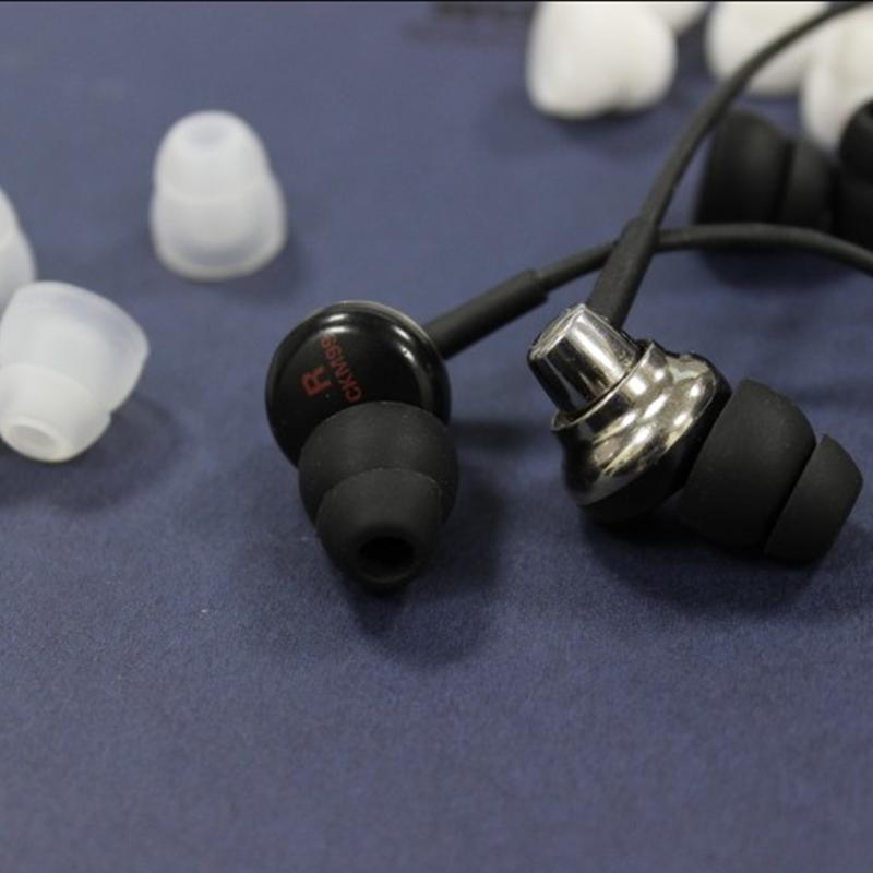 5 Pairs Two Layer Silicone Earbud Eartips Cover Cushions Replacement for In-Ear Earphone Headphone Earplug Ear pads M size