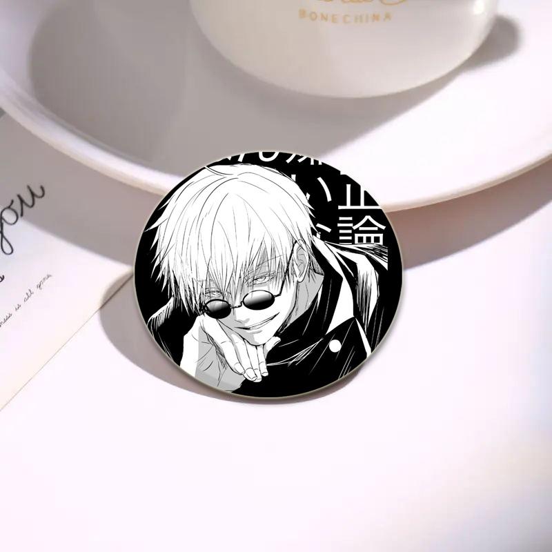32/44/58mm Cute Anime Style Jujutsu Kaisen Brooch Satoru Gojou Cosplay Comic Button Pins Clothes Backpacks Cartoon Badge Jewelry Accessorie