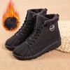 New Snow Boots Waterproof and Anti Slip Cotton Shoes Large Short Boots with Thickened Velvet and Warm Boots