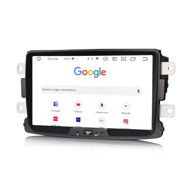 EU STOCK Erisin ES8529D 8" A007 Android 13.0 Car Radio for Renault Dacia Duster Logan Sandero Dokker DSP CarPlay