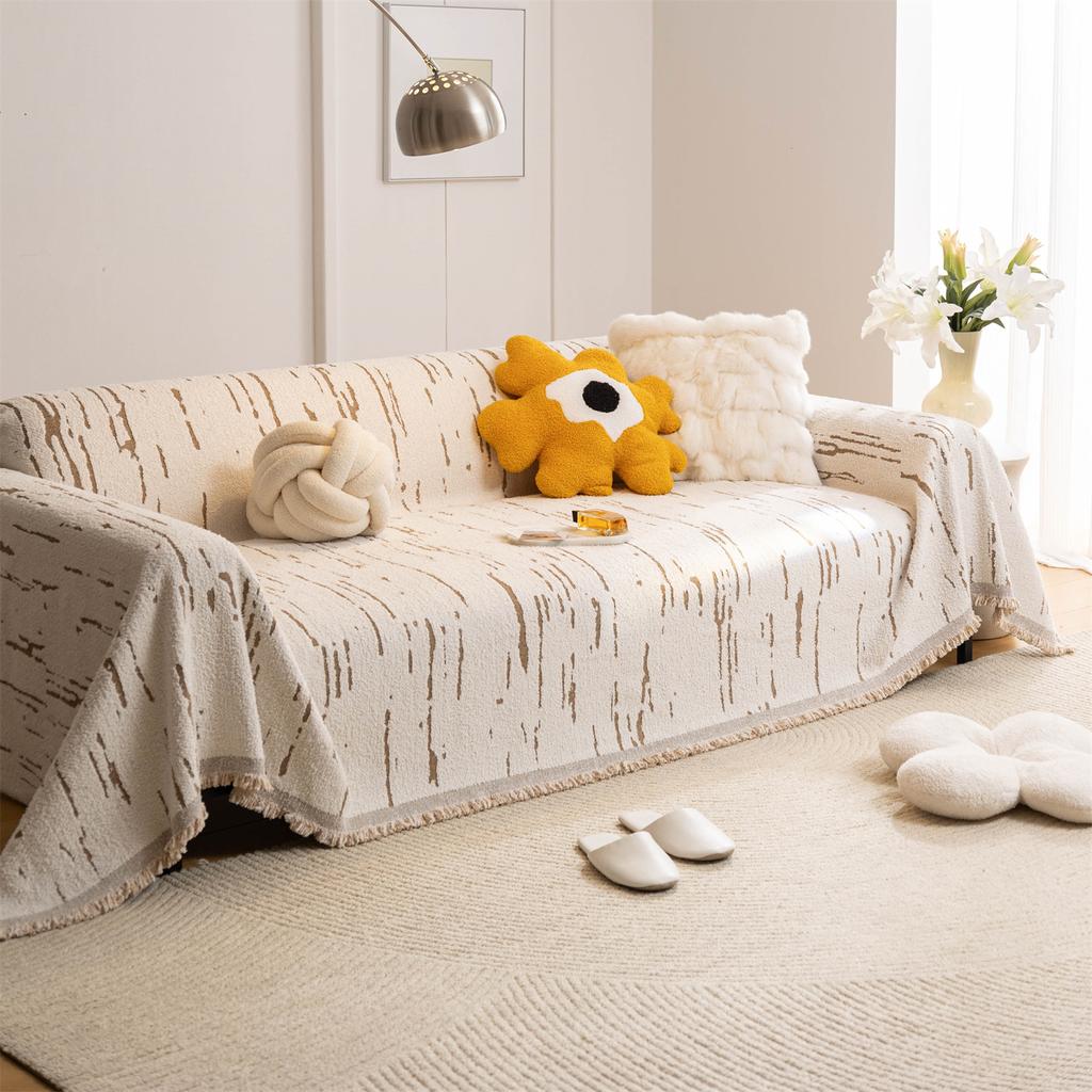 Плотное полотенце из микрофибры с кисточками, геометрический жаккард для гостиной, дивана, большое одеяло, полотенце для отдыха