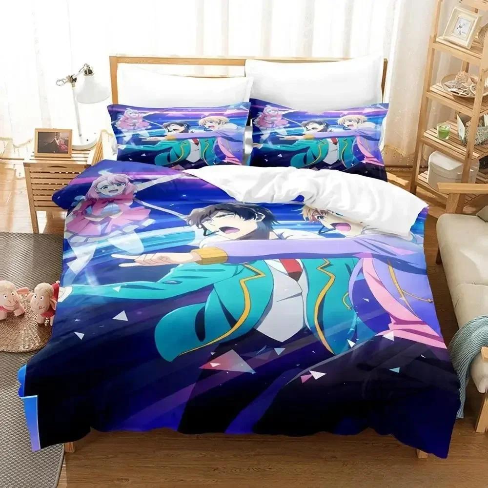 Idol Singer Bedding Set Single Twin Full Queen King Size Bed Set Adult Kid Bedroom Duvet cover Sets 3D Print Love Live!