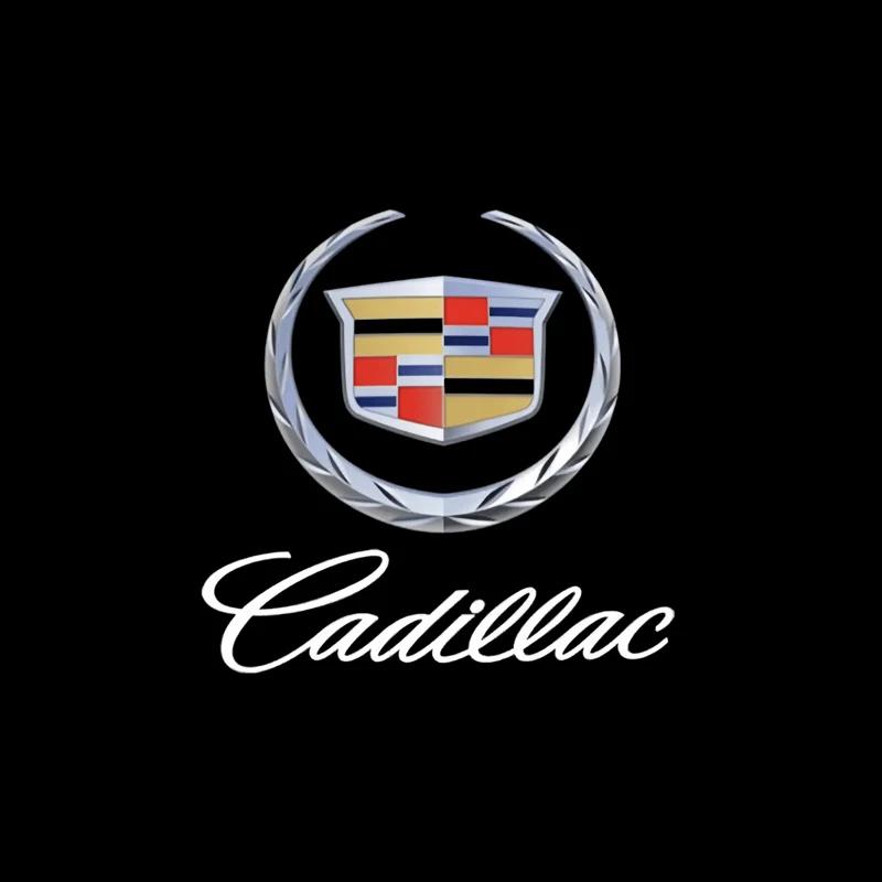 2PCS Car Door Welcome Light Ghost Shadow Projector Logo Lamp For Cadillac SRX XT4 XT5 XT6 ATS XTS CTS CT6 ATS SRX XTS CT4 CT5