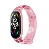 Силиконовый ремешок для Xiaomi Mi Band 8 7 6 5 4 3 двухцветный ремешок против пота спортивный дышащий сменный ремешок с пряжкой для Mi Band 8 7 6 5 4 3