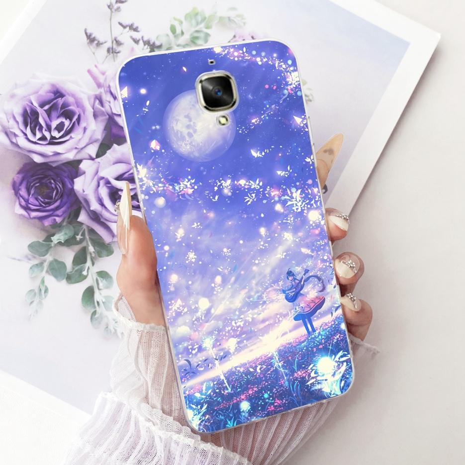 For Oneplus 3 Case A3000 Luxury Butterfly Tree Painted Cover 5.5'' Soft Silicone Phone Case For One plus 3 1+3 Oneplus3 4G Shell