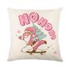New Christmas Cartoon Pillow Polyester Printed Cushion Cover Christmas Decorative Sofa Cushion Cover