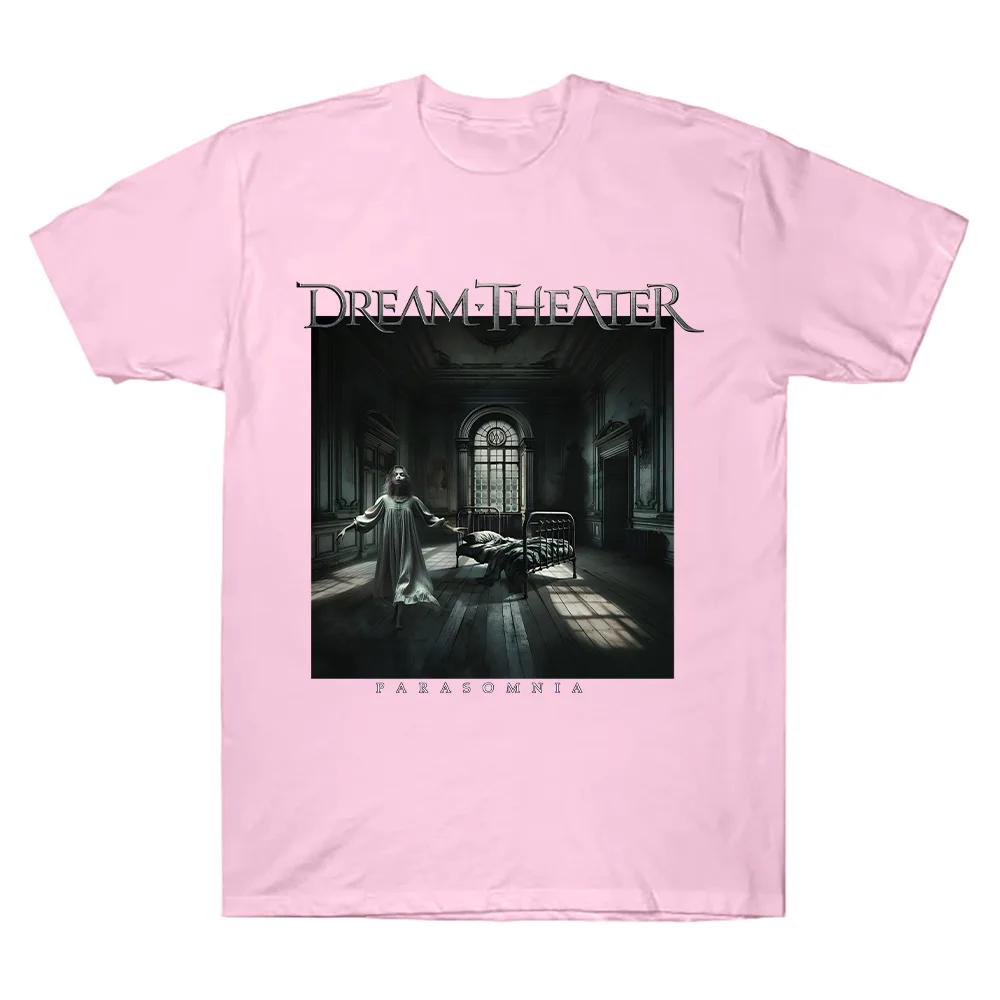 Dream Theater Parasomnia Tshirts Unisexs TShirt Cotton Short Sleeve Hip Hop Vintage Band Tees High Quality Y2k Streetwear Unisex