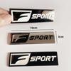 3D Metal FSport Car Rear Trunk Fender Emblem Badge Sticker Accessories For L/exus IS200T IS250 RX300 NX RX GS RX330 RX350 CT200
