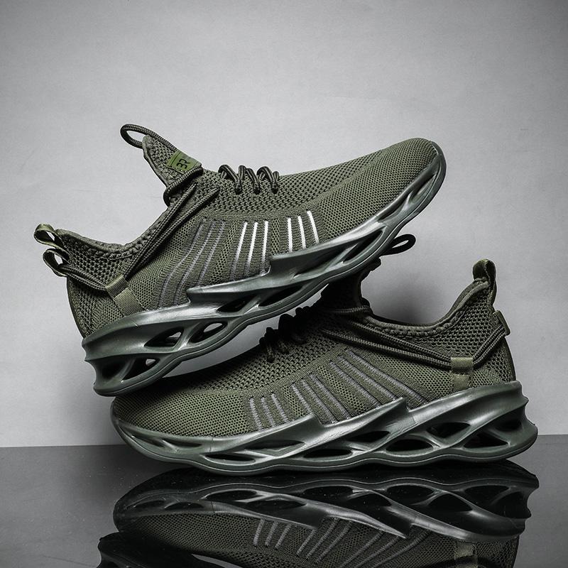 Men Sneakers Breathable Shoes Outdoor Comfortable Couples Red Shoes