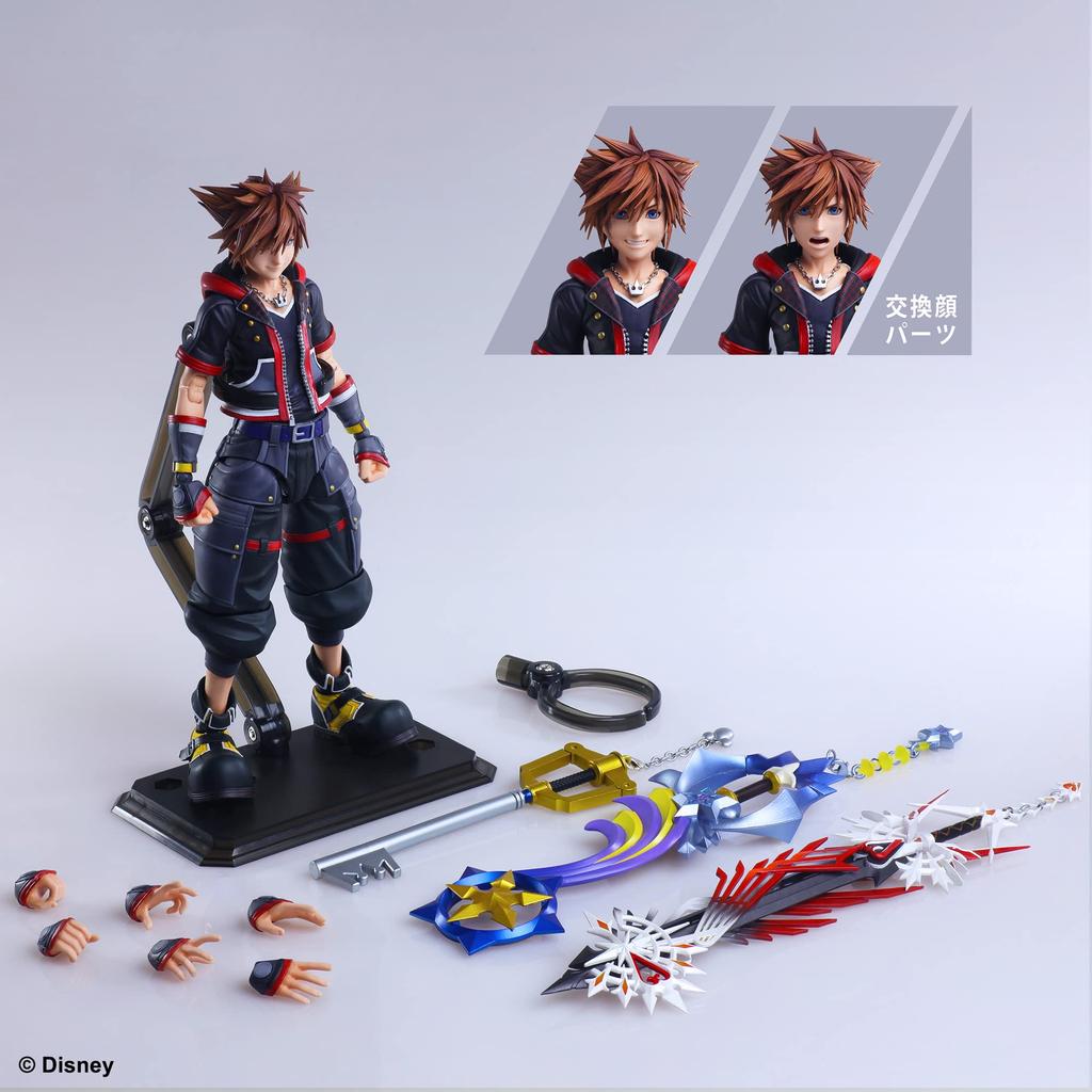 KINGDOM HEARTS III Play Arts Kai Sora версия DX окрашенная подвижная фигурка из ПВХ вер.2