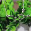DNA Serotonin Dopamine Acetylcholine Biochemistry Molecule Pendant Necklace