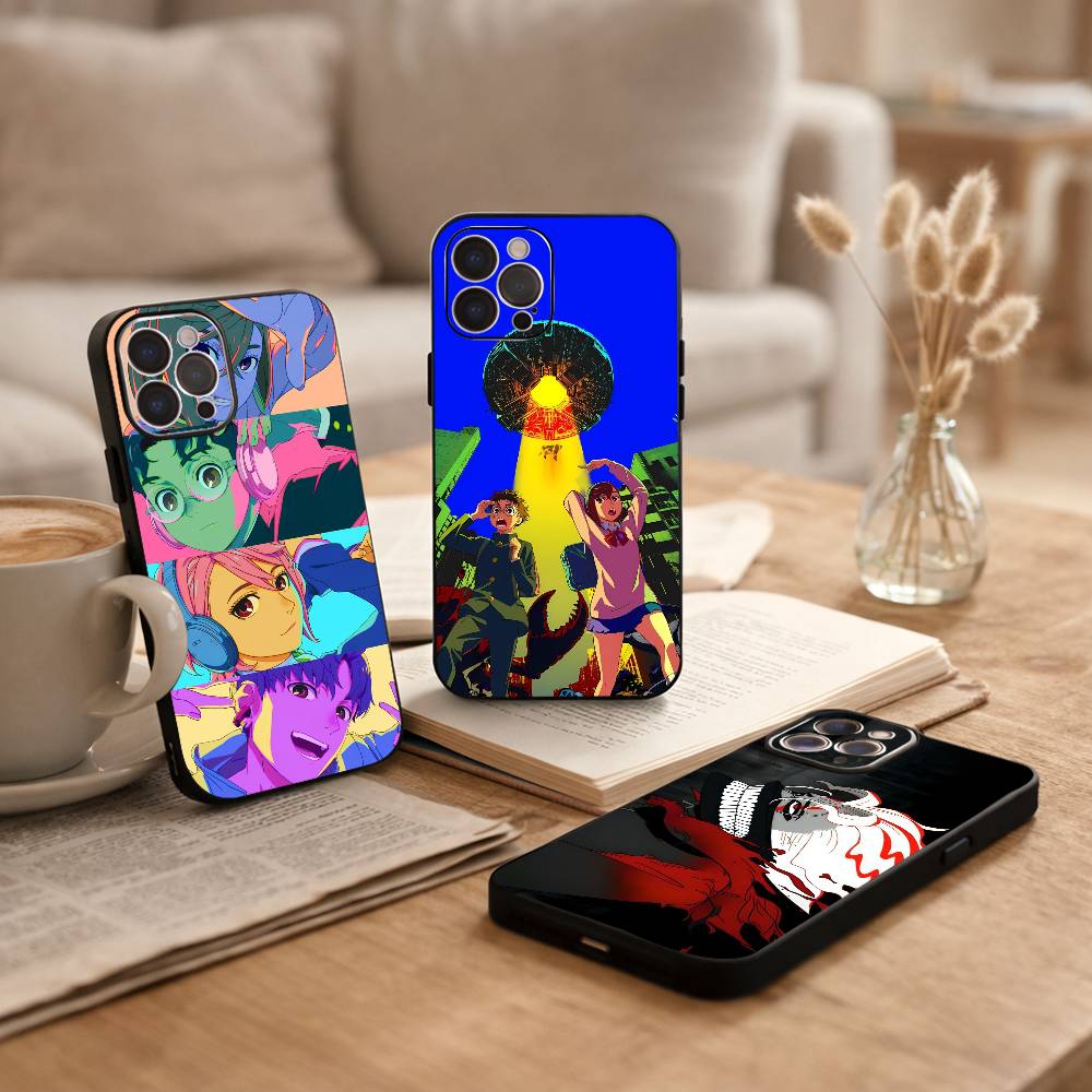 D-Dandadan Anime Phone Case For iPhone17,16,15,14,13,12,Plus,Pro Max, 5G Others Soft Black Cover