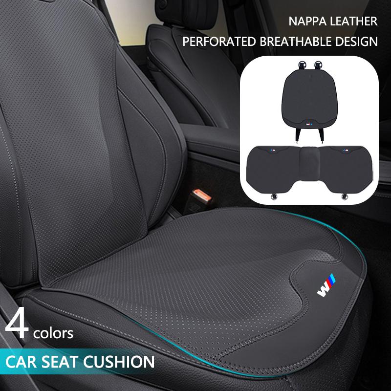 For BMW E87 Car Seat Cover Sweatproof Breathable Anti-slip Seat Mat Pad For BMW M E46 E36 E34 F10 E90 F30 E60 F30 E53 E30 E92 E87 Sticker