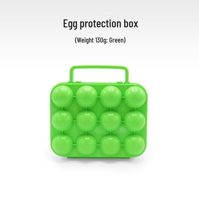 Ударопрочный 12-сеточный портативный ящик для хранения яиц для кемпинга на открытом воздухе