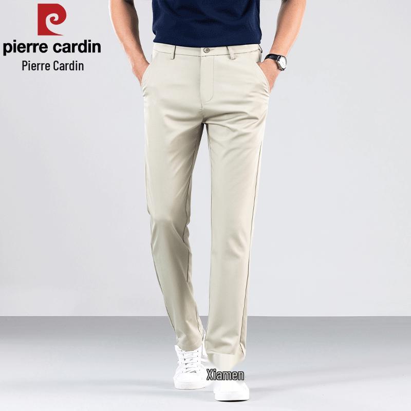 Pierre Cardin Men's Summer Cooling Silk Blend Straight Leg Pants