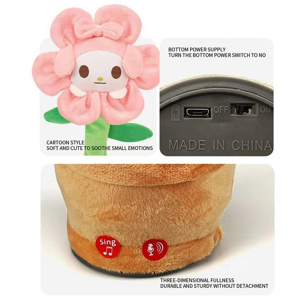 Детский подарок плюшевая кукла игрушка милая плюшевая кукла подарок на день рождения поющая и танцующая кукла