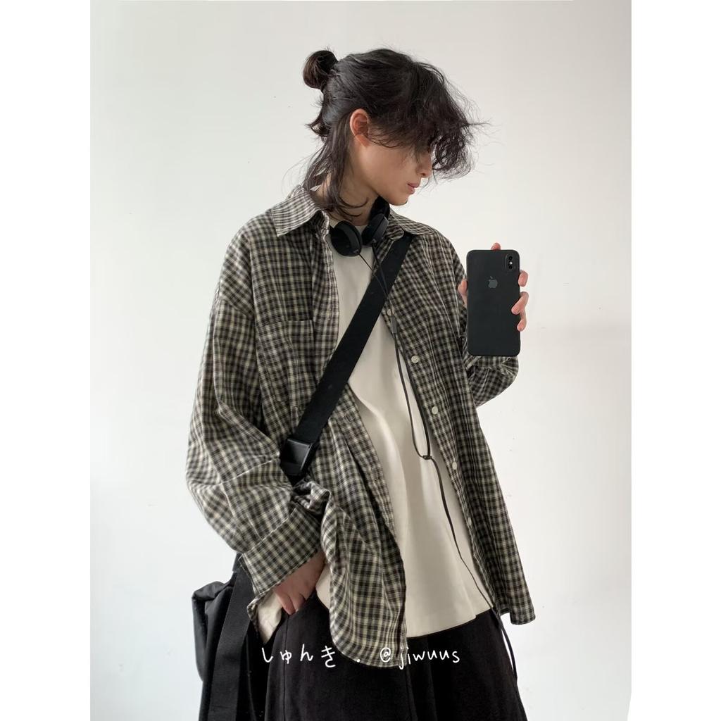 Рубашка с длинным рукавом с буквенным принтом 2024 года в японском стиле в стиле Гонконга, свободная рубашка для мальчиков, летнее модное универсальное повседневное пальто