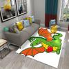 3D Мультяшный Дракон Животный Принт Ковер для Кухни Туалета Гостиной Ковер под Игровое Кресло Прикроватный Современный Простой Нескользящий Ковер