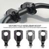 2PCS 28mm CNC Aluminum Universal Motorcycle HandleBar Fat Bar Mount Clamps Risers Lifter Dirt Bike Motorcycle 1 1/8" Handlebar