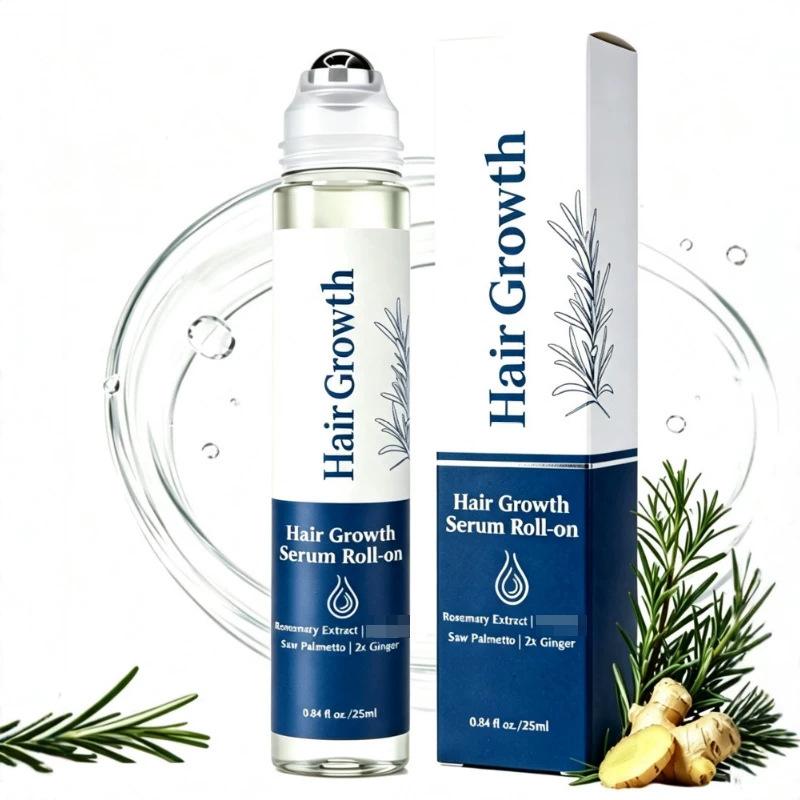 Hair Roller Essence Scalp Care Serum Nourishing Hair Root Growth Treatment, Gentle Soothing, Anti-Hair Loss
