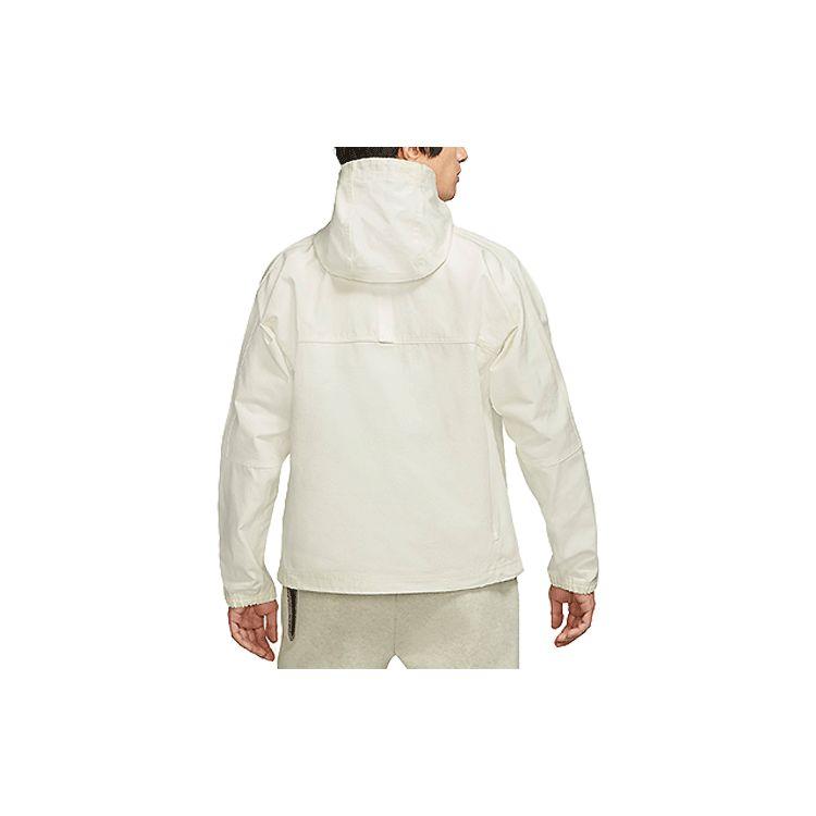 Nike Sportswear Canvas Jacket With Logo Men Outerwear White DC8088-901
