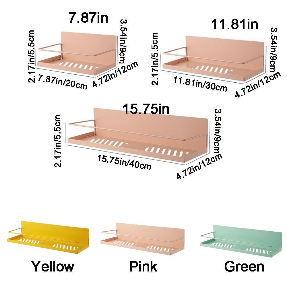 Wall Mounted Refrigerator Magnetic Shelf Punch Free Refrigerator Side Storage Rack Washing Machine