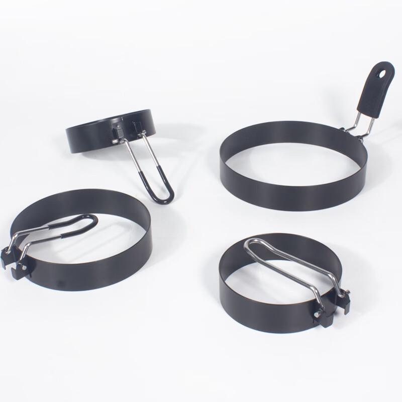 Круглые формы для яиц с антипригарным покрытием и ручками (3-Pack)