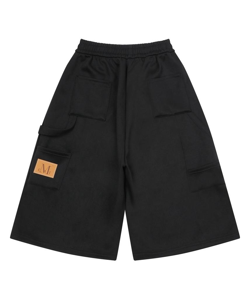 MUCENT Hammer Side Pocket Carpenter Sweat Bermuda Pants Unisex (3 Colors)