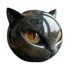 Cute Felines Figurine Halloween Themed Resin Cats Sculpture Decoration for Home Office Desk Festive Accent Piece
