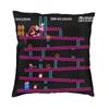 Through Ages Donkey Kong Pillow Case 45x45cm Home Decorative Cute Arcade Game Cushions for Sofa Square Pillowcase