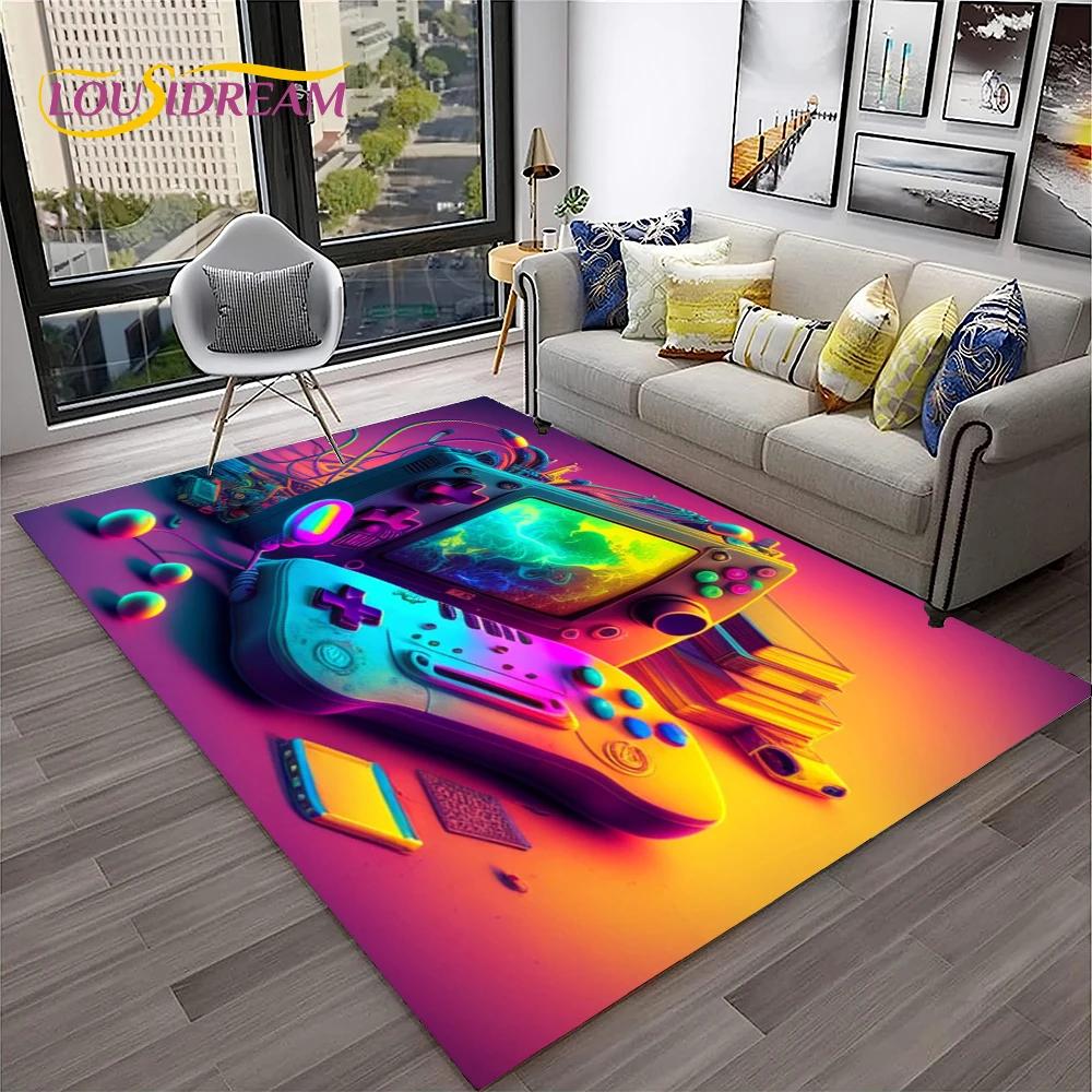 Game Boy GamePad Ретро игровая консоль Коврик для дома Гостиная Спальня Диван Коврик Декор, детский коврик Нескользящий напольный коврик