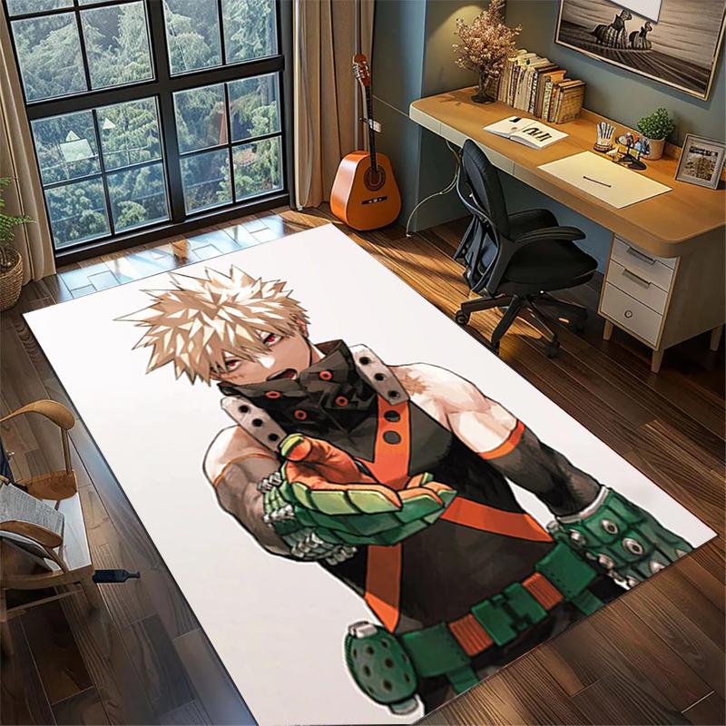 Gamer Room My Hero Academia Rug Non Slip Washable Large Area Carpet Bedroom Floor Mat