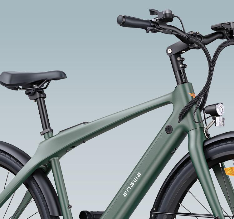 ENGWE N1 AIR Сверхлегкий карбоновый электровелосипед | 36 В 10 А·ч, запас хода 100 км | GPS Anti-Theft | Shimano 7-скоростной