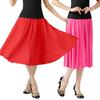 Women's Ballroom Big Swing Midi Skirt for Square and Xinjiang Dance Performances
