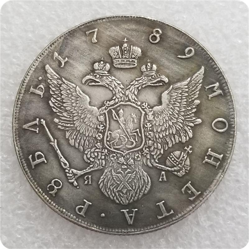 1789 Russian USSR Commemorative Collectible Souvenirs Silver Coins